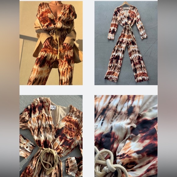 Nanushka Multicolor Tie-Dye Jumpsuit NWT - Picture 2 of 15